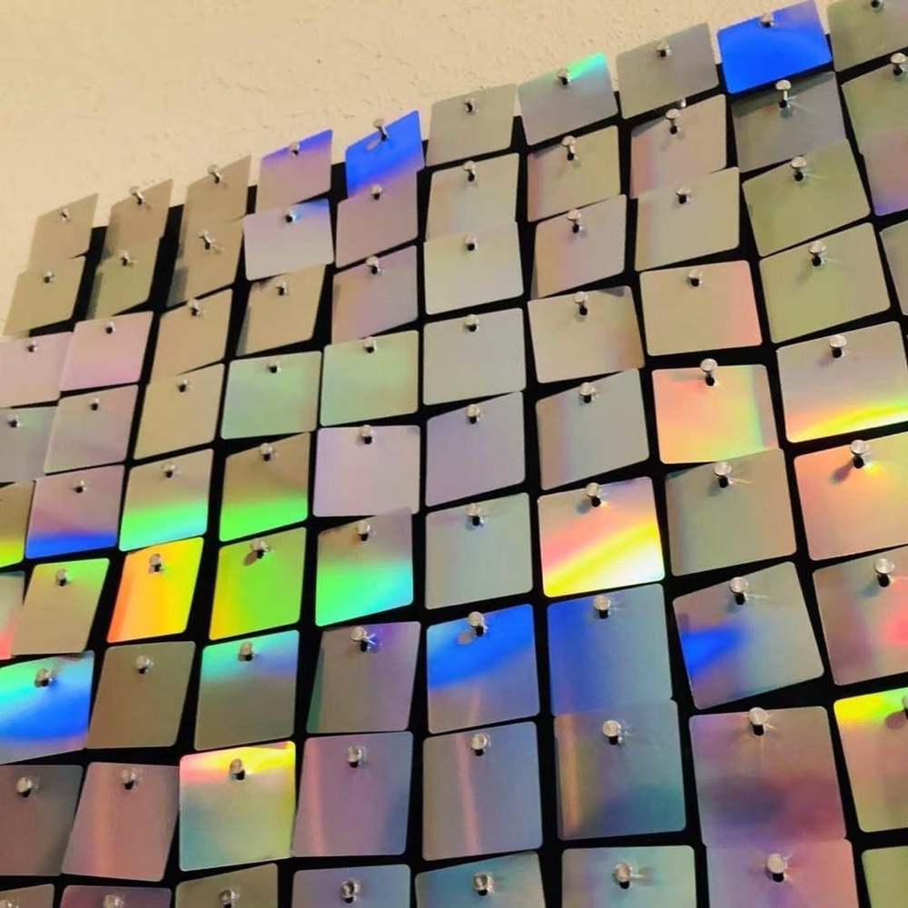 Iridescent Shimmer wall backdrop